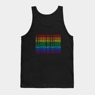 Love is Love Rainbow Pride Shirt, LGBTQ, Gay Shirt, Lesbian Shirt, Gift for Gay Lesbian, Queer Pride Month Tank Top